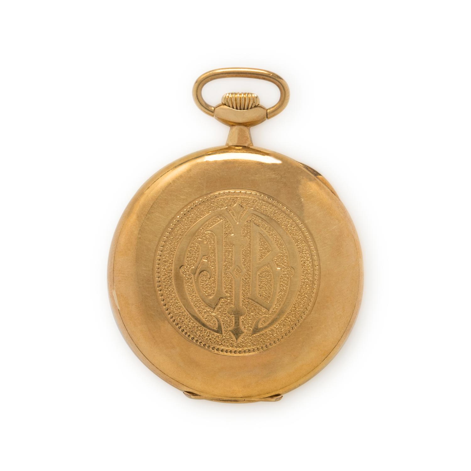 E. HOWARD WATCH CO., YELLOW GOLD POCKET WATCH