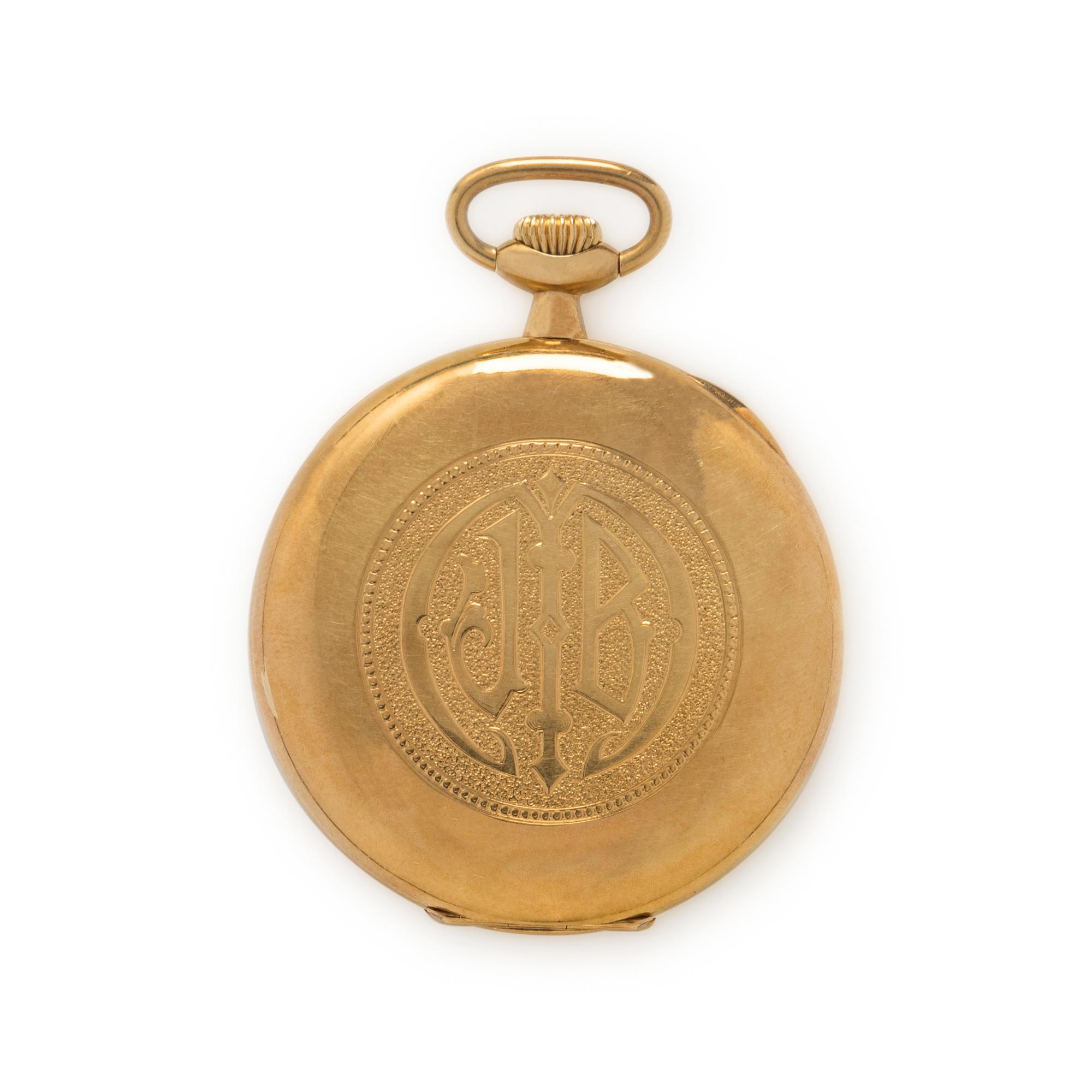 E. HOWARD WATCH CO., YELLOW GOLD POCKET WATCH