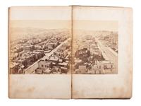 [WESTERN AMERICANA]. MUYBRIDGE, Eadweard (1830-1904), photographer. Panorama of San Francisco from California St. Hill . 1877. 11-panel albumen photograph panorama.