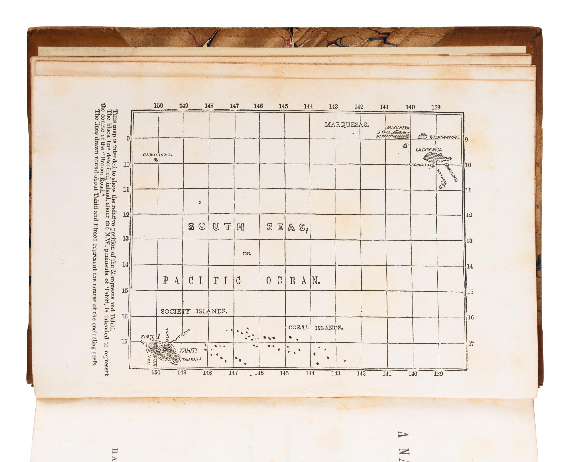MELVILLE, Herman (1819-1891). Omoo: A Narrative of Adventure in the South Seas. New York: Harper & Brothers, 1847.