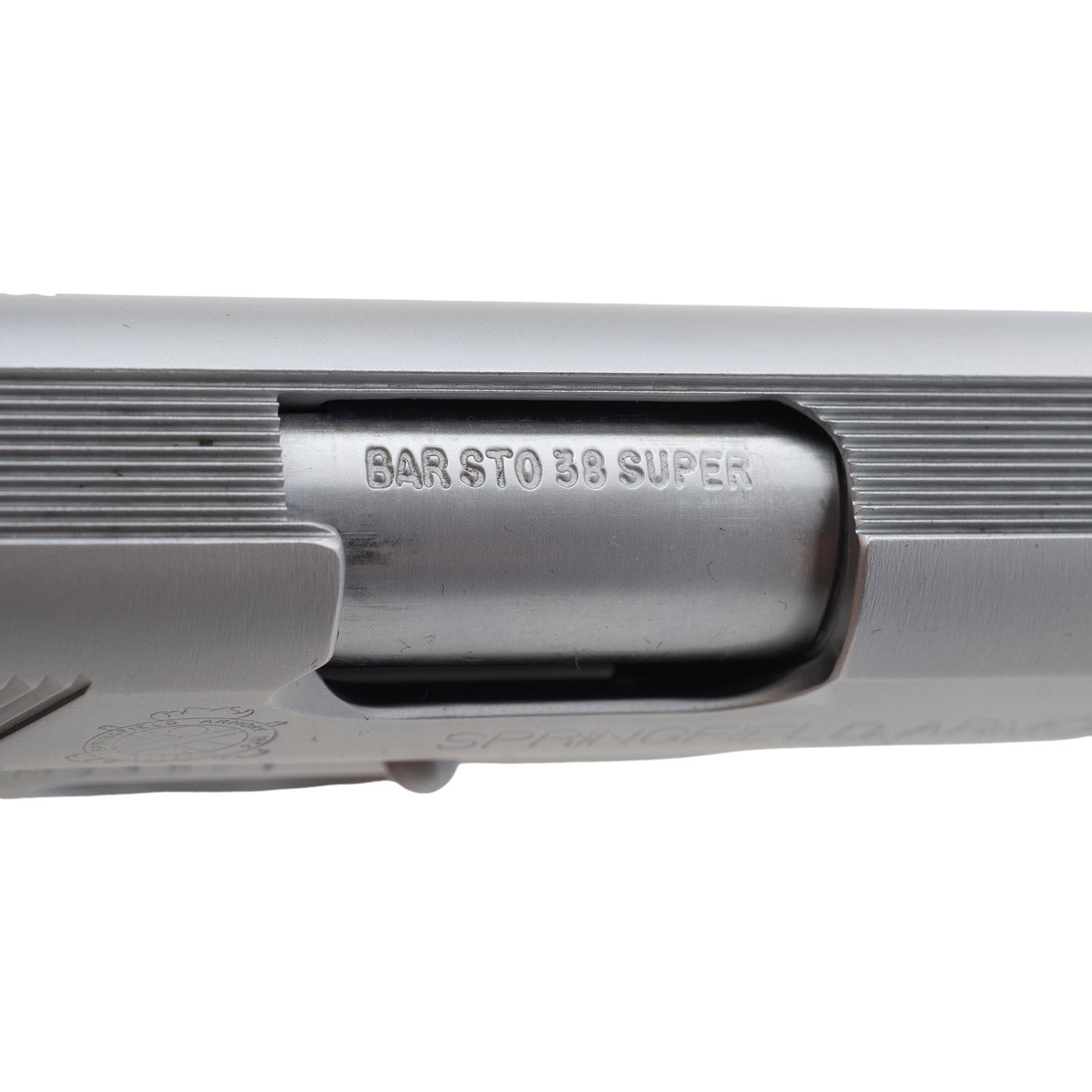 *Springfield Armory 1911-A1 Customized by Woods Pistol Smithing with Muzzle Brake in .38 Super