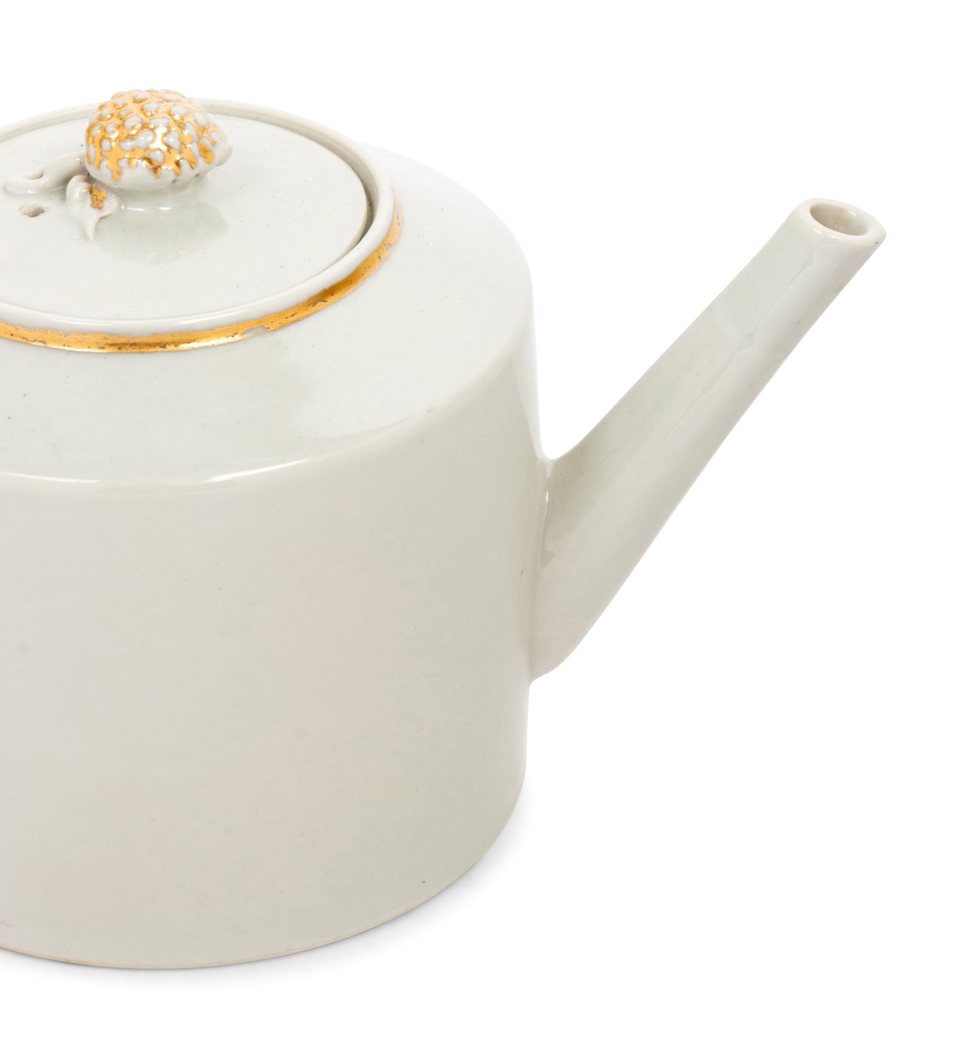 Two Chinese Export Porcelain Teapots