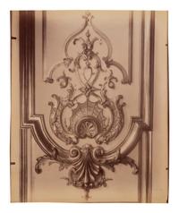 A group of six photographs depicting early 20th Century Parisian architectural details (Saints-Gervais-et-Protais, 1903-1904; Ambassade d'Autriche, 57 rue de Varenne, 1905; La Monnaie-quai Conti [5234], 1905-1906; Hôtel de Roquelaure, boulevard Saint-Germain, 246, 1905-1906; Hôtel de la Duchesse, de Narbonne, rue Varenne 45, 1907; [Cluny–Diane Chasseresse. Art Français. École J. Goujon], 1911)