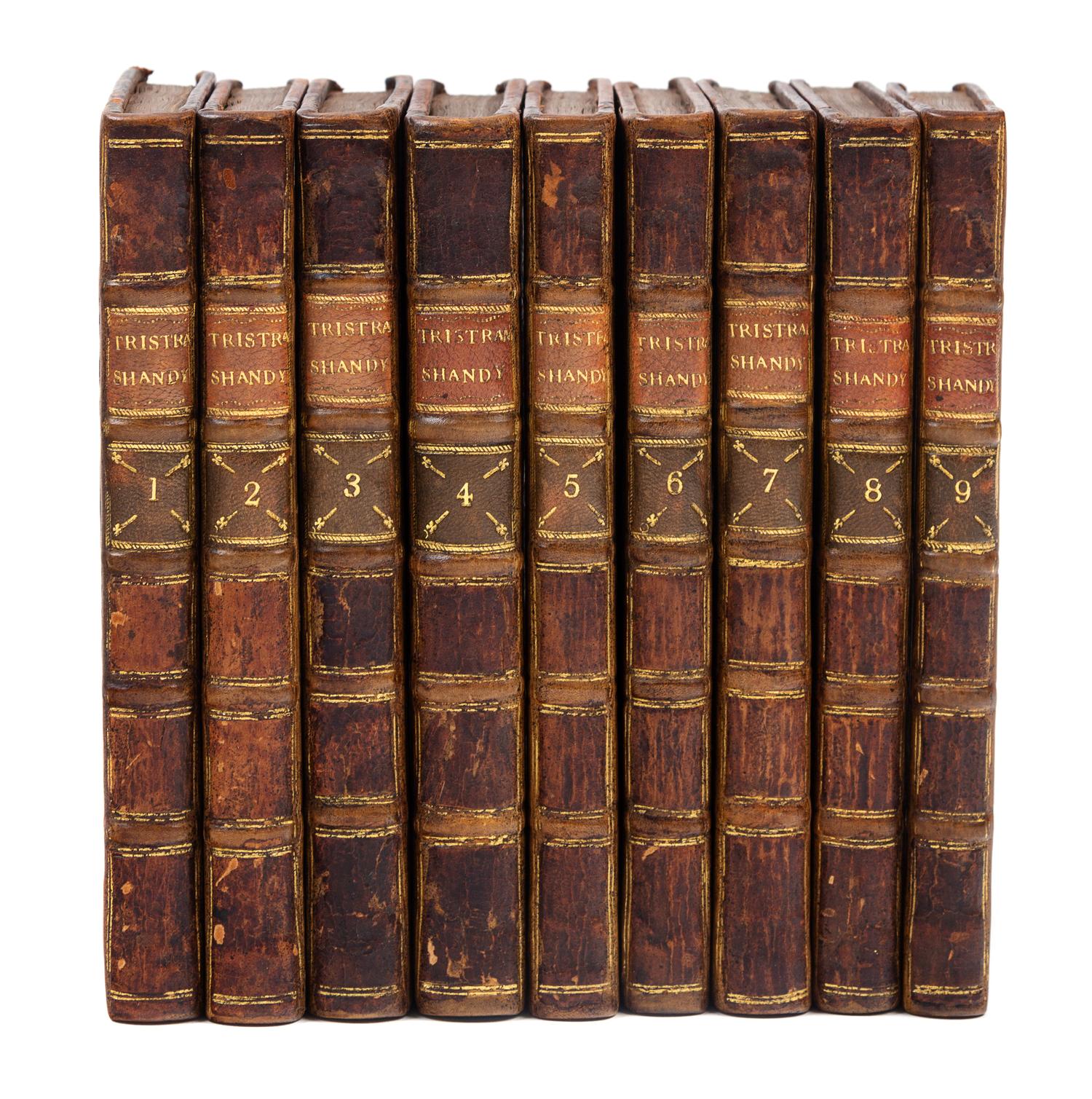 STERNE, Laurence (1713-1768). The Life and Opinions of Tristram Shandy. [York] and London, 1760-1767.