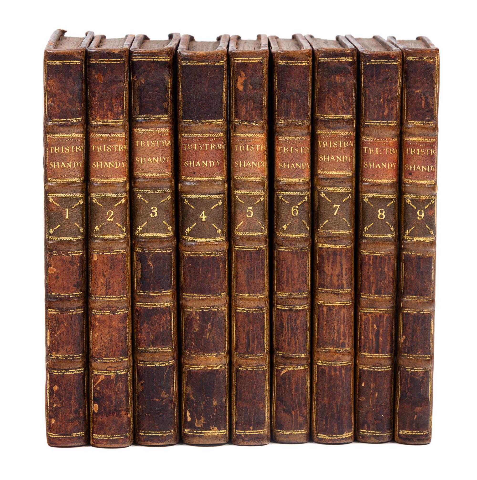 STERNE, Laurence (1713-1768). The Life and Opinions of Tristram Shandy. [York] and London, 1760-1767.