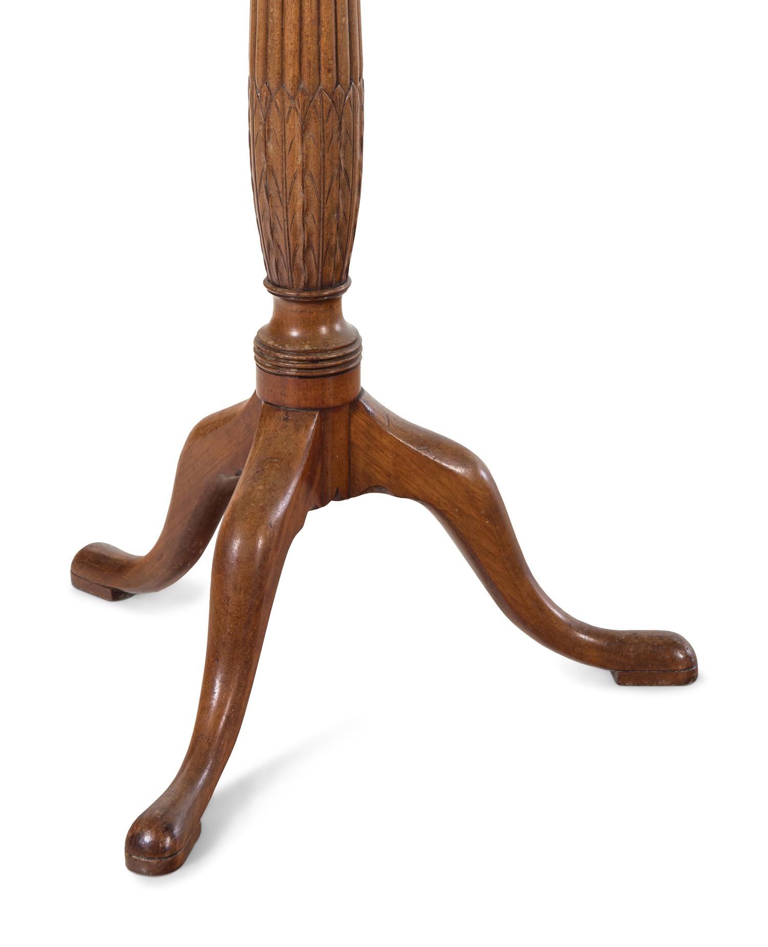 A George III Style Carved Mahogany Jardinière Stand