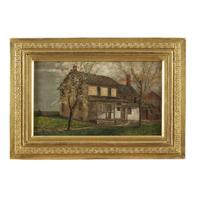 Thomas Otter (1832-1890) Two works: Washington's Headquarters near Hartsville, Bucks Co. and a House near Bethlehem, PA