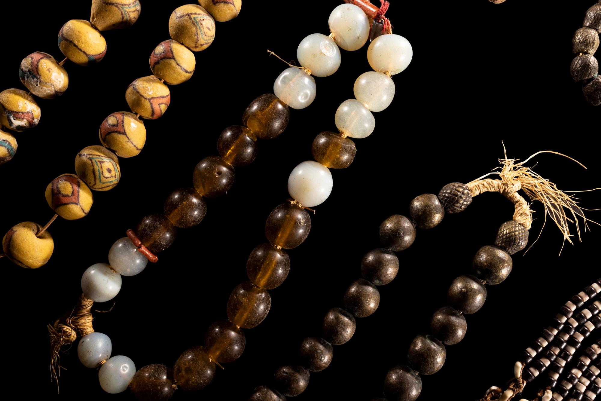 A Group of Ethnographic Beads and Necklaces