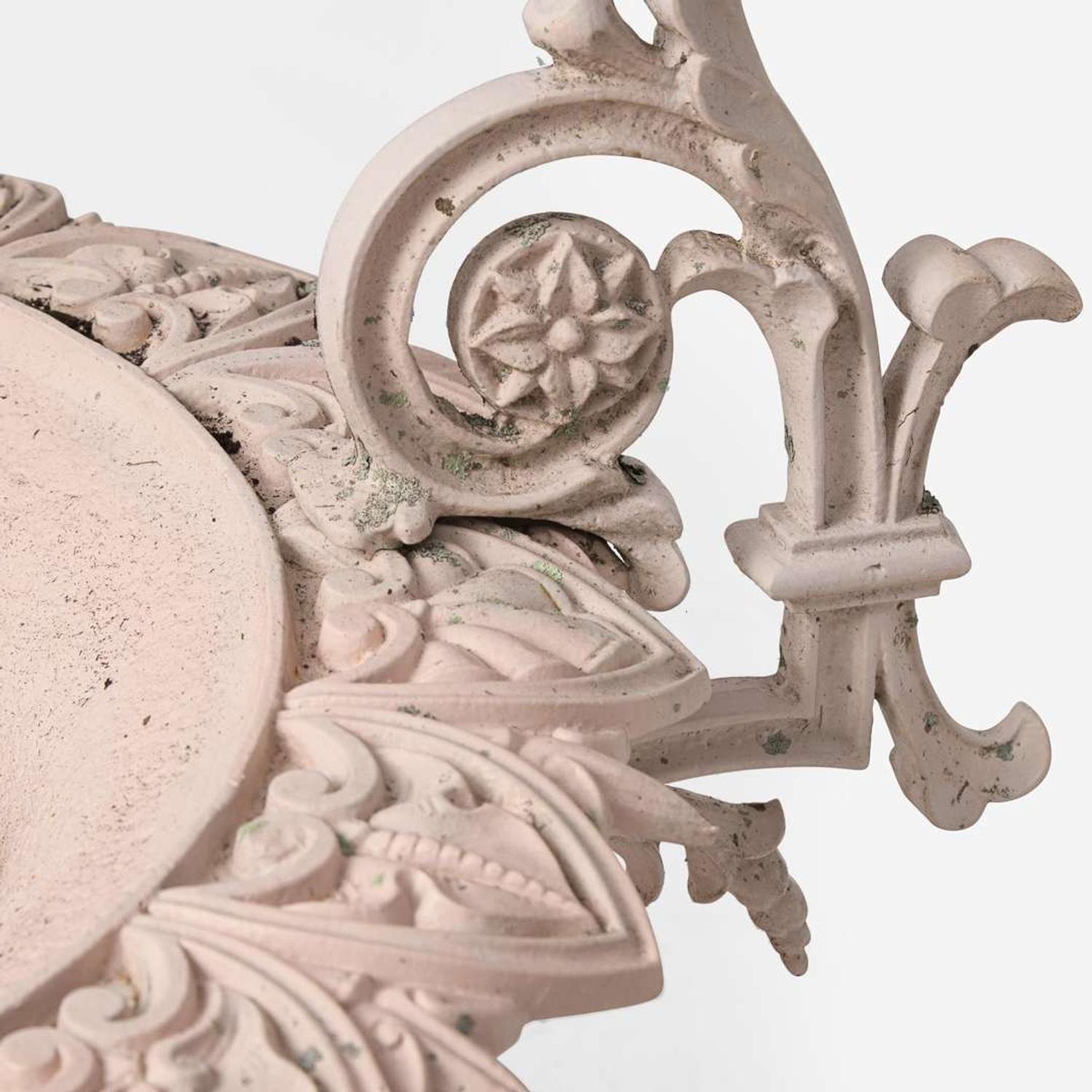 A large painted cast iron two-handled garden urn J.W. Fiske & Co., New York, NY, late 19th century