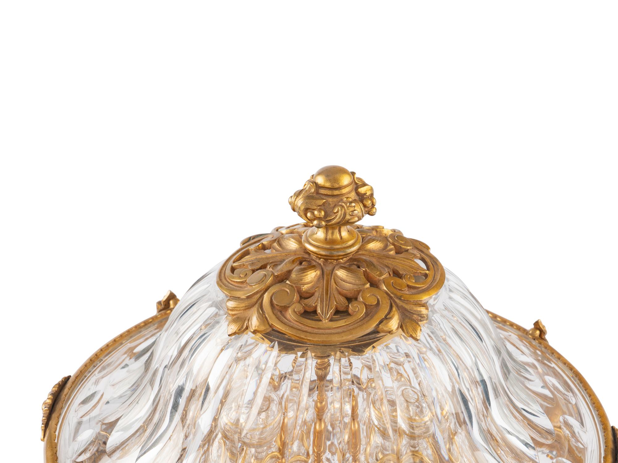 A Baccarat Gilt Bronze Mounted and Cut Glass Cave à Liqueur
