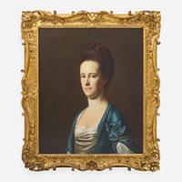 John Singleton Copley (American, 1737–1815) Portrait of Mrs. Elizabeth Coffin Amory, Bust-Length
