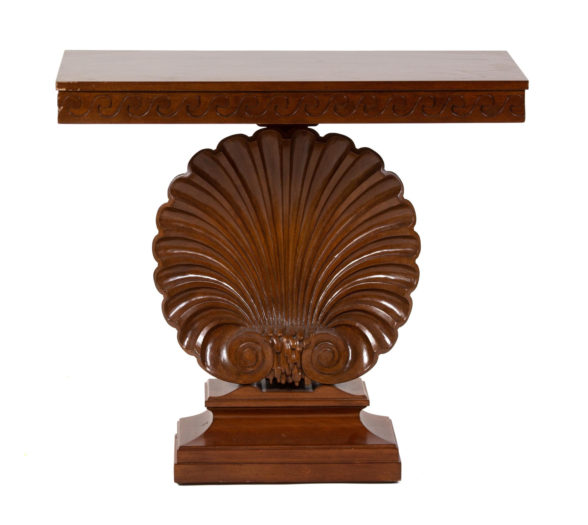 Edward Wormley (American, 1907-1995), Dunbar, c. 1950, Shell Console Table, model 3050