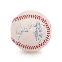 A Rare John Madden Signed Autograph Baseball (Beckett Authentication Services Letter BAS Certified),