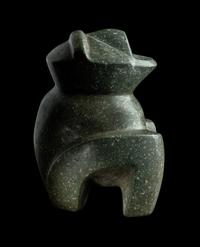 A Mezcala Metadiorite Seated Stargazer