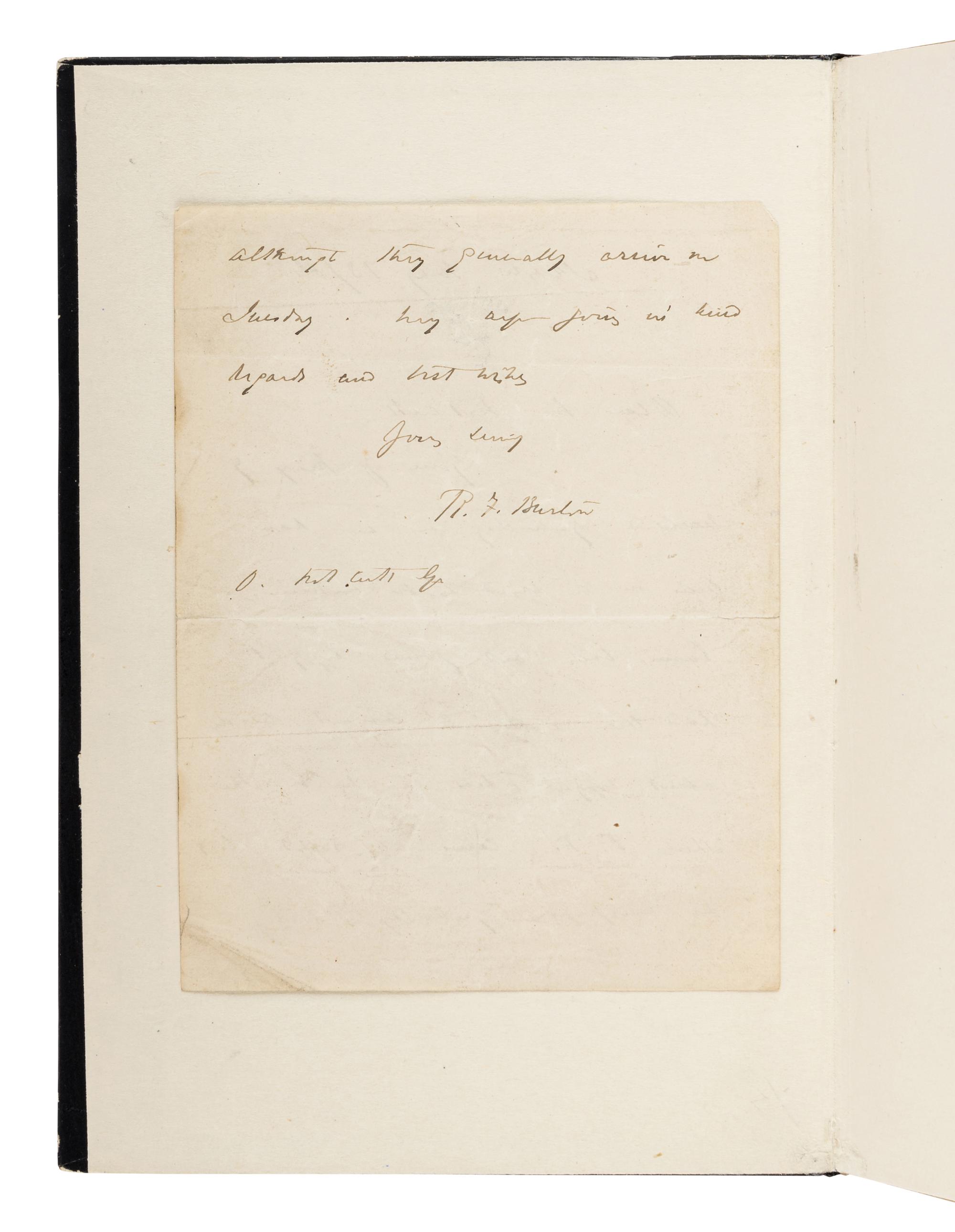 [BURTON, Richard Francis, Sir (1821-1890)]. RICHARDS, Alfred Bates (1820-1876), Andrew WILSON, and St. Clair BADDELEY (1856-1946). A Sketch of the Career of Richard F. Burton Collected from "Men of Eminence;" from Sir Richard and Lady Burton's own Works; From the Press; from Personal Knowledge, and Various other Reliable Sources . London: Waterlow & Sons Limited, 1886.
