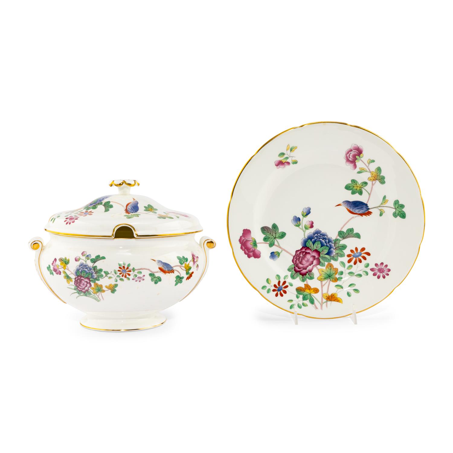 A Wedgwood Cuckoo Porcelain Tureen and Underplate