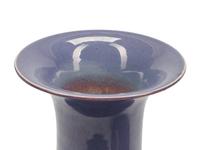 A Pair of Chinese Lavender Glazed Porcelain Vases