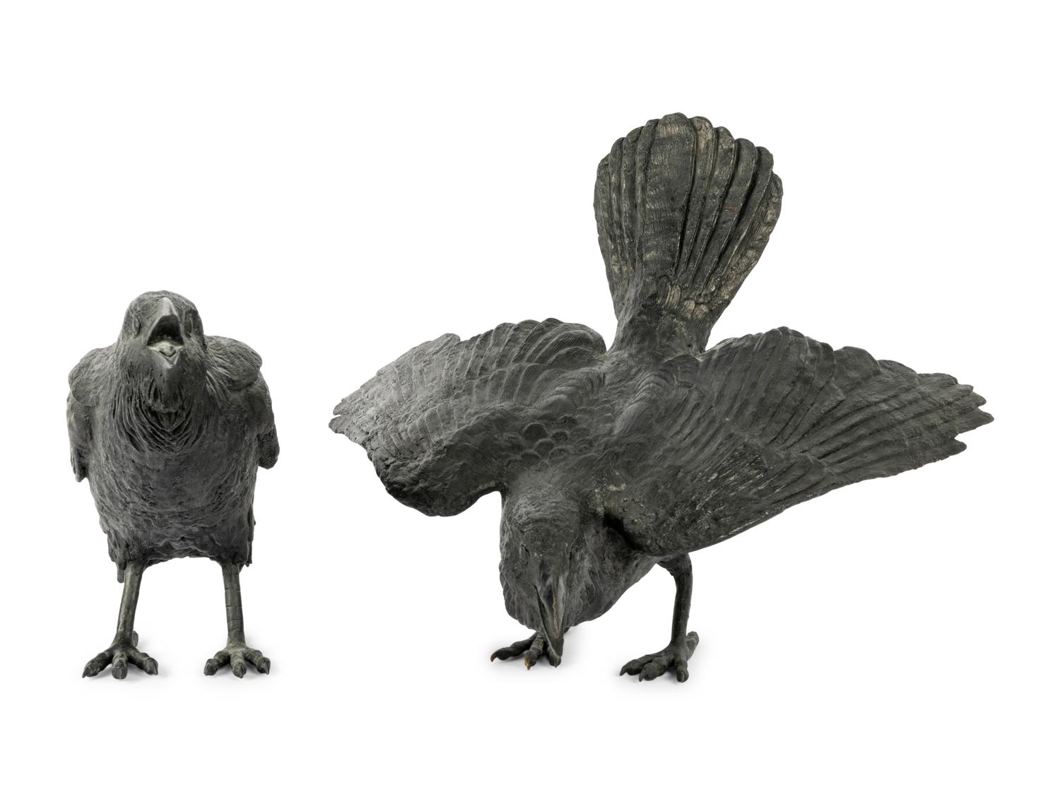 Two Works: Raven VI B , edition 48/50, and Raven XI B , edition 31/50