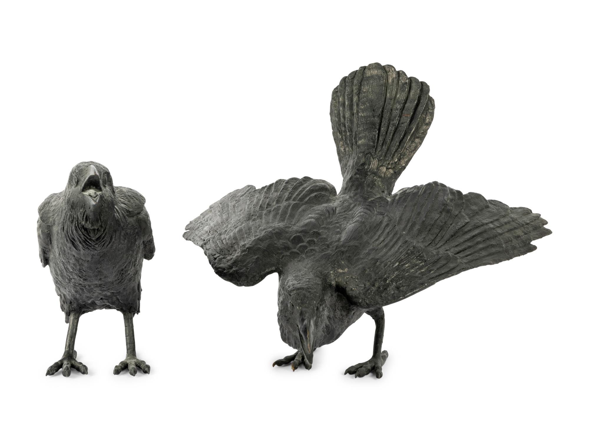 Two Works: Raven VI B , edition 48/50, and Raven XI B , edition 31/50