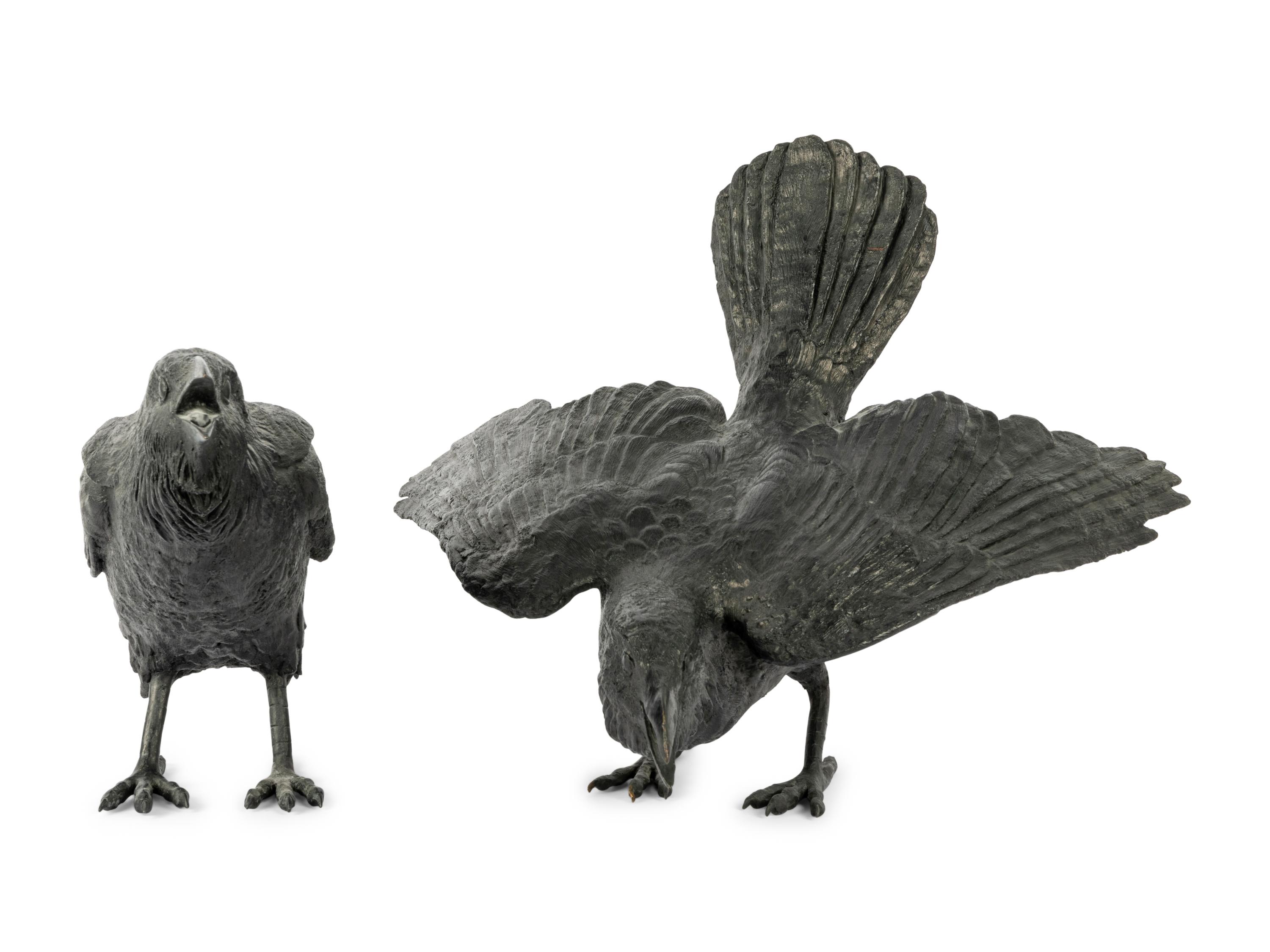 Two Works: Raven VI B , edition 48/50, and Raven XI B , edition 31/50