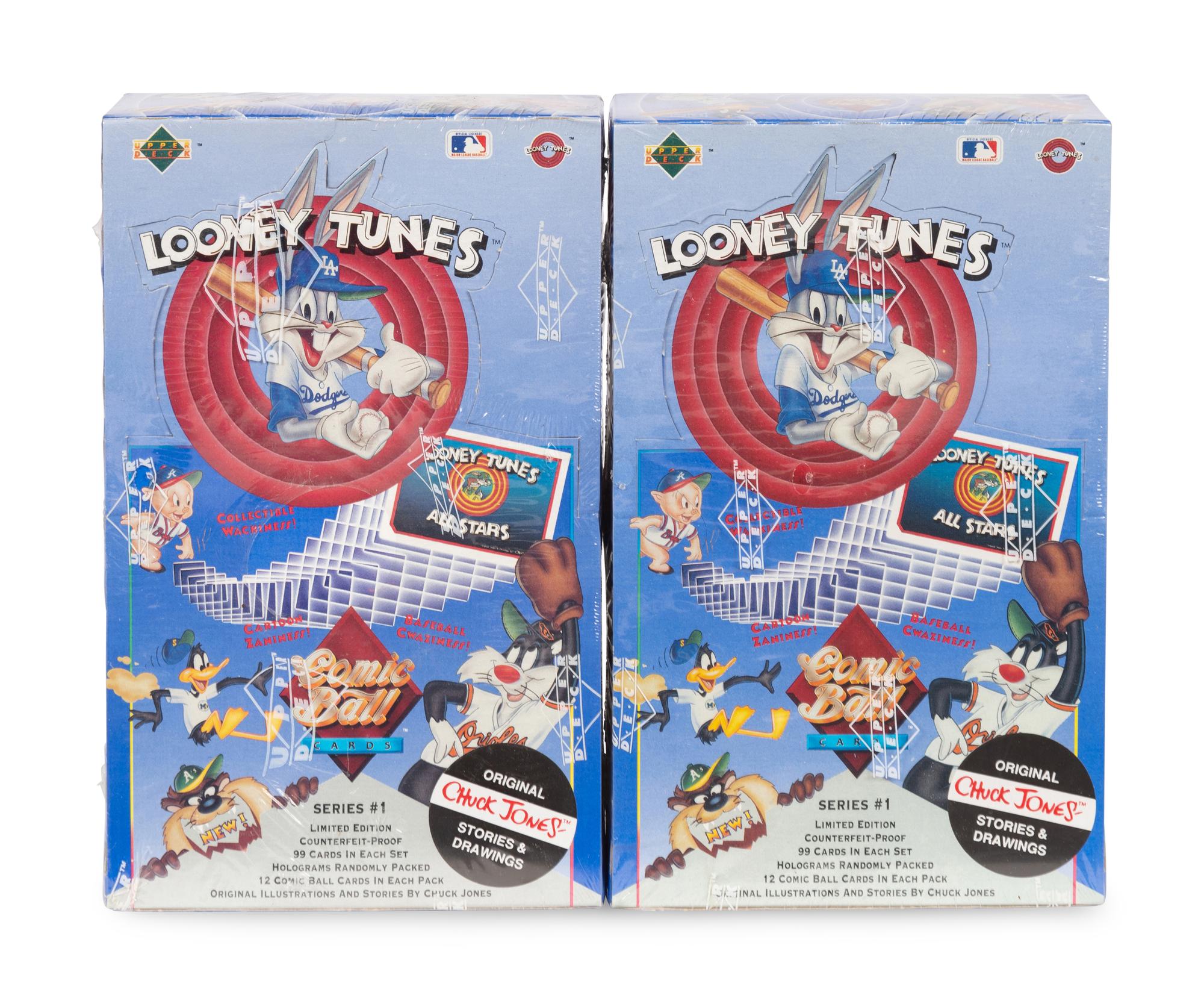 A Large Group of Unopened Boxes of Trading Cards,