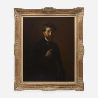 George Bellows (American, 1882-1925) Portrait of August Lundberg