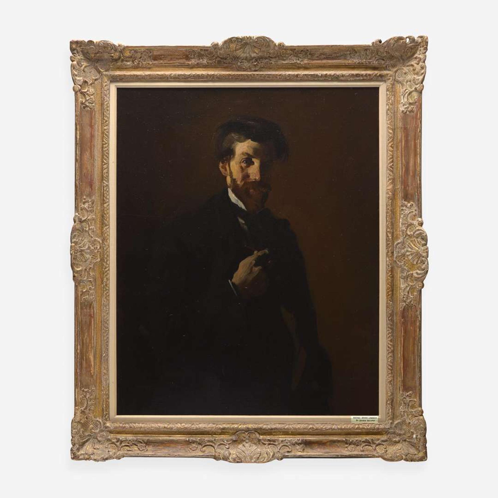 George Bellows (American, 1882-1925) Portrait of August Lundberg