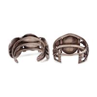 Zuni Mosaic Inlay Gan Dancer Cuff Bracelets