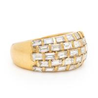Diamond and Yellow Gold Ring