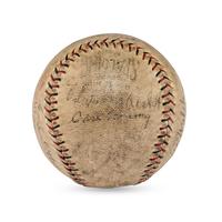 A 1929 Los Angeles Angels Team Signed Autograph Baseball