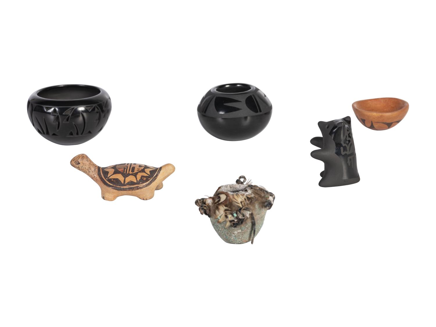 Collection of Pueblo Pottery