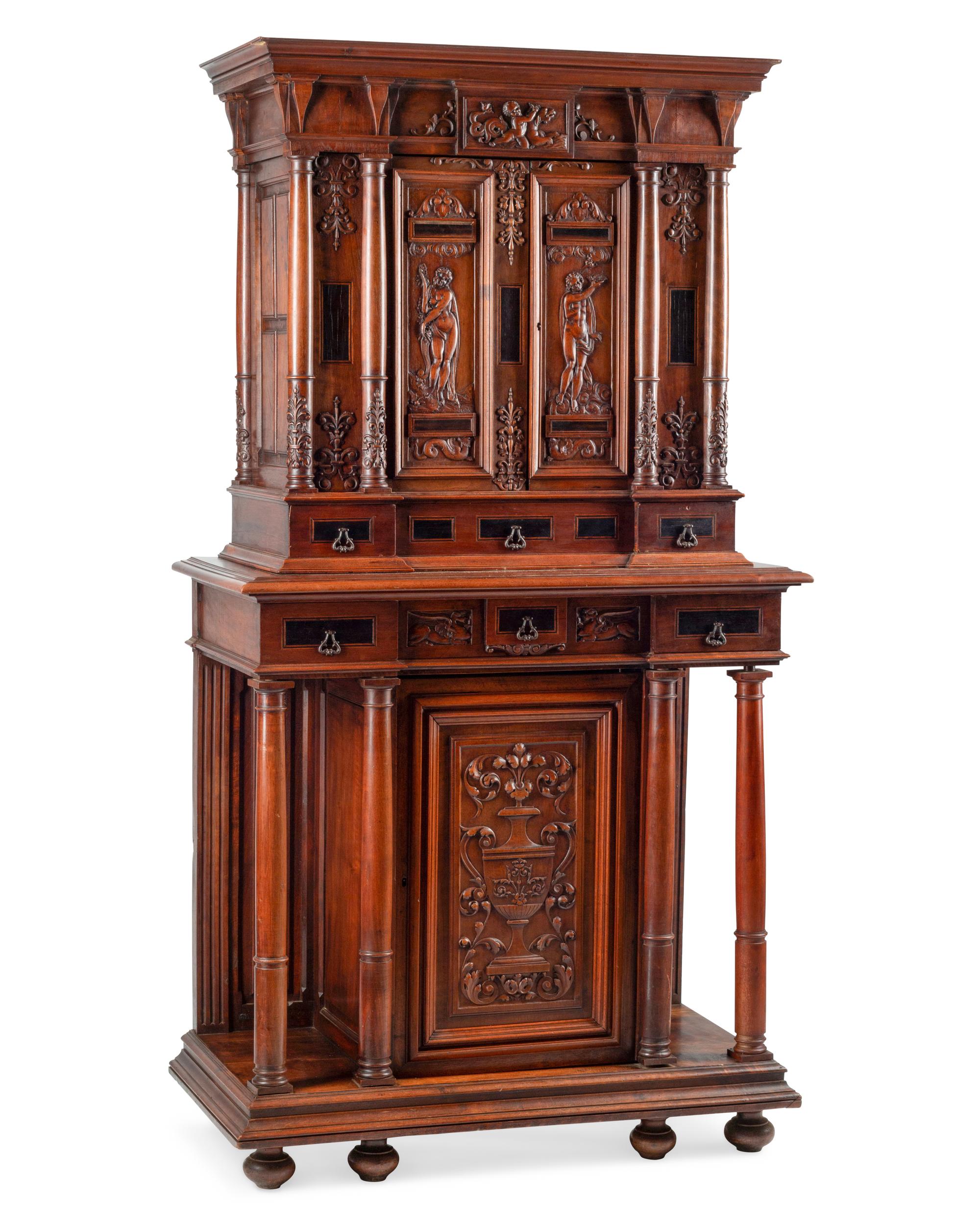 A Renaissance Revival Cabinet on Stand