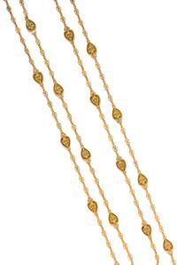 A Fine Belle Epoque 18 Karat Yellow Gold Longchain, French, 38.70 dwts.