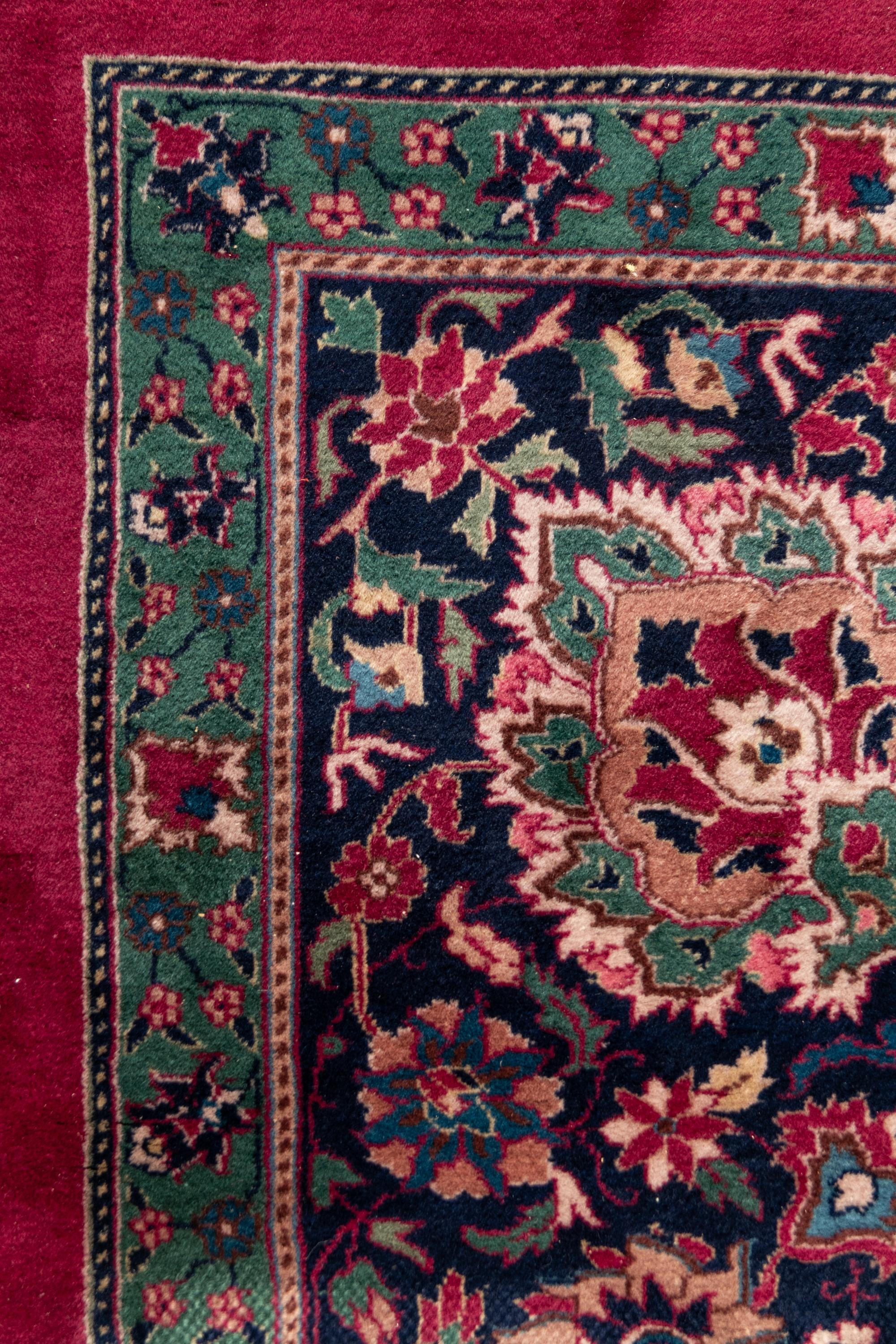 A Kashan Wool Rug