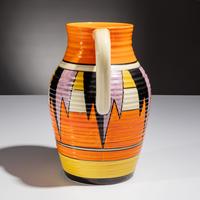 Clarice Cliff (English, 1899–1972) — New Flag pattern Lotus Jug