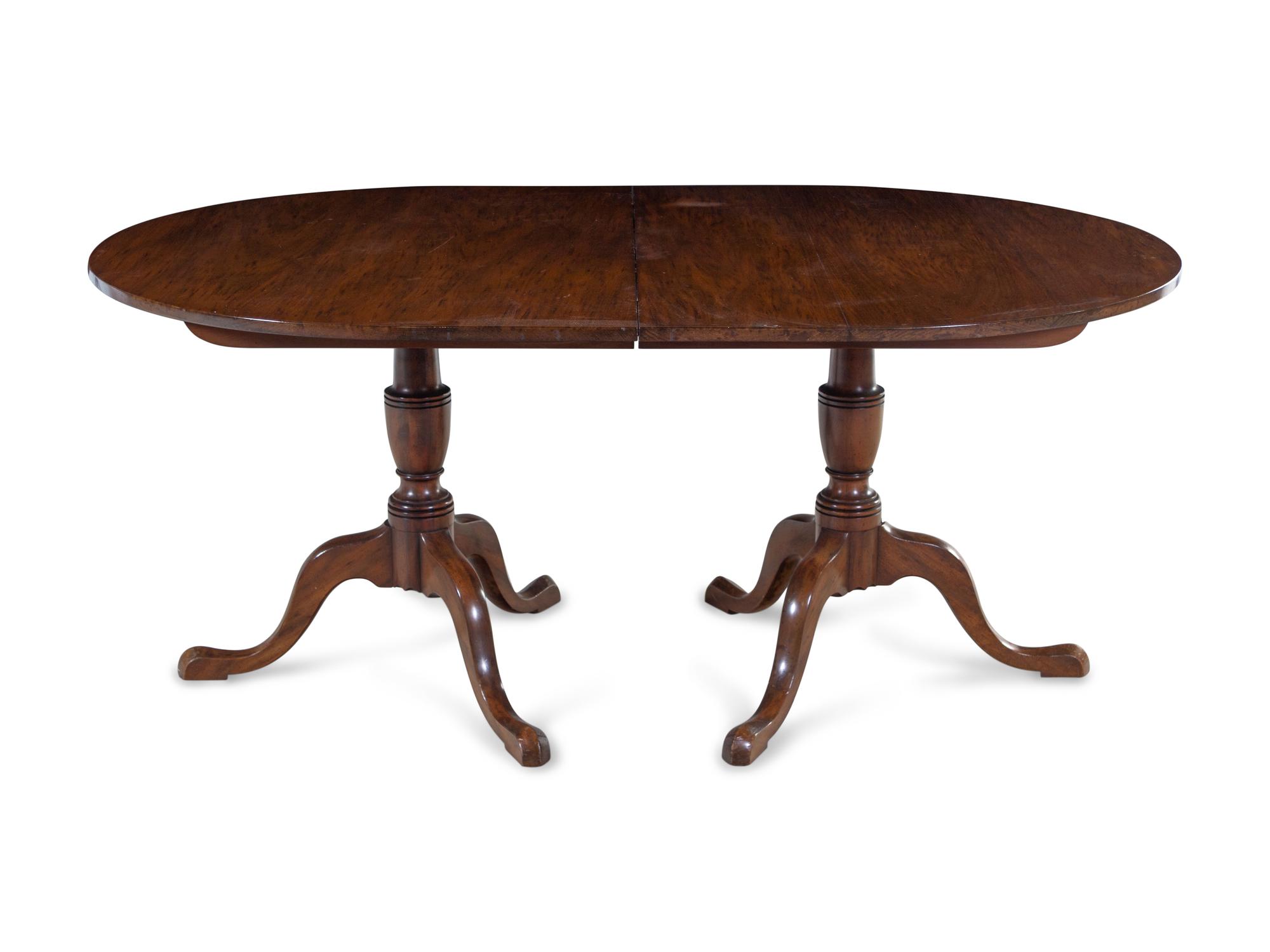 A George III Style Mahogany Dining Table
