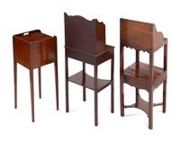 Two George III Mahogany Wash Stands