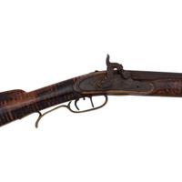 Half Stock Percussion Rifle by Henry Leman
