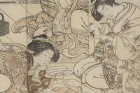 A Pair of Japanese Prints Depicting Geishas