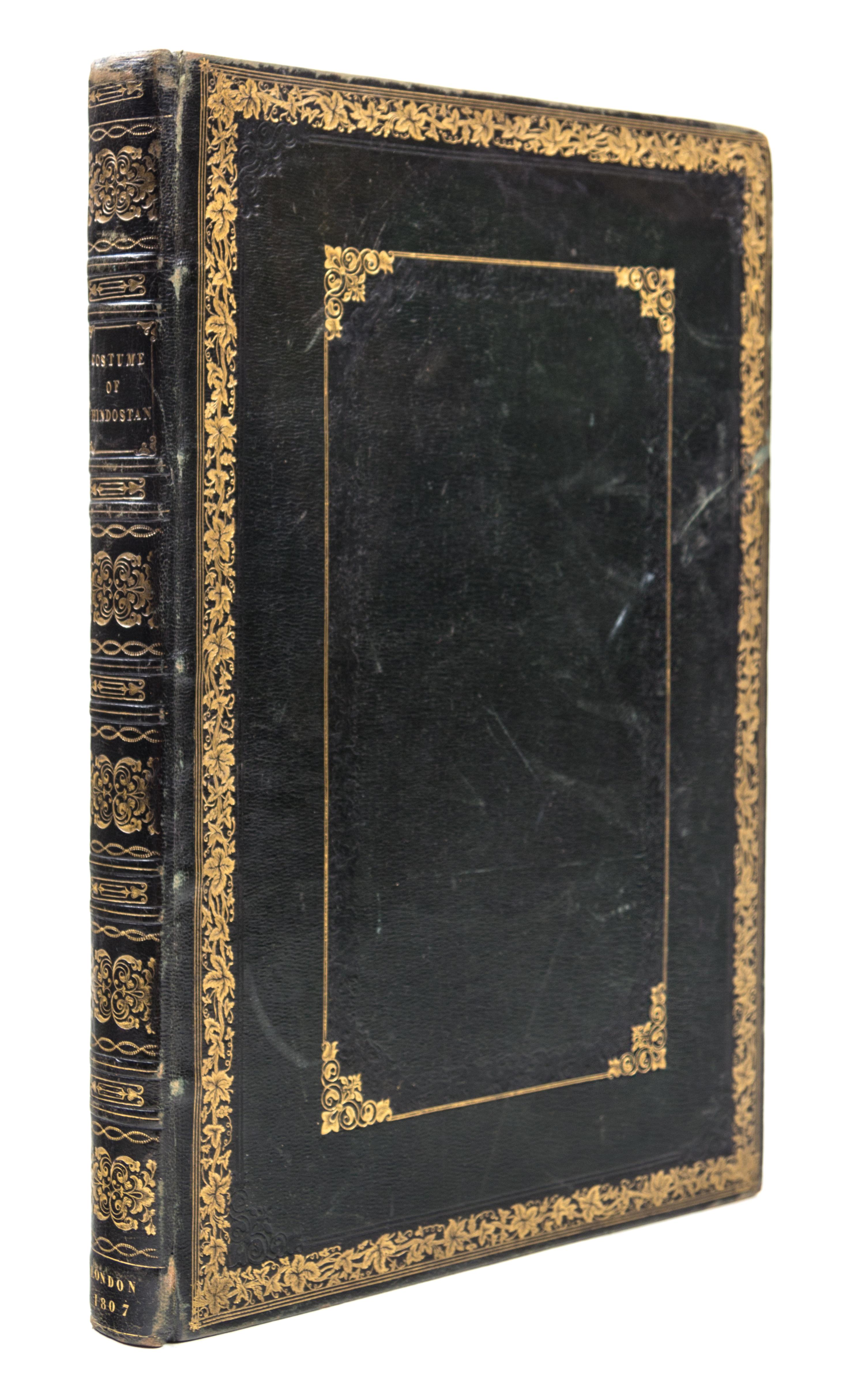 SOLVYNS, FRANS BALTASAR. The Costume of Hindostan. London, 1807. With 60 colored plates.