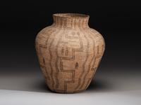 Apache Figural Basketry Olla