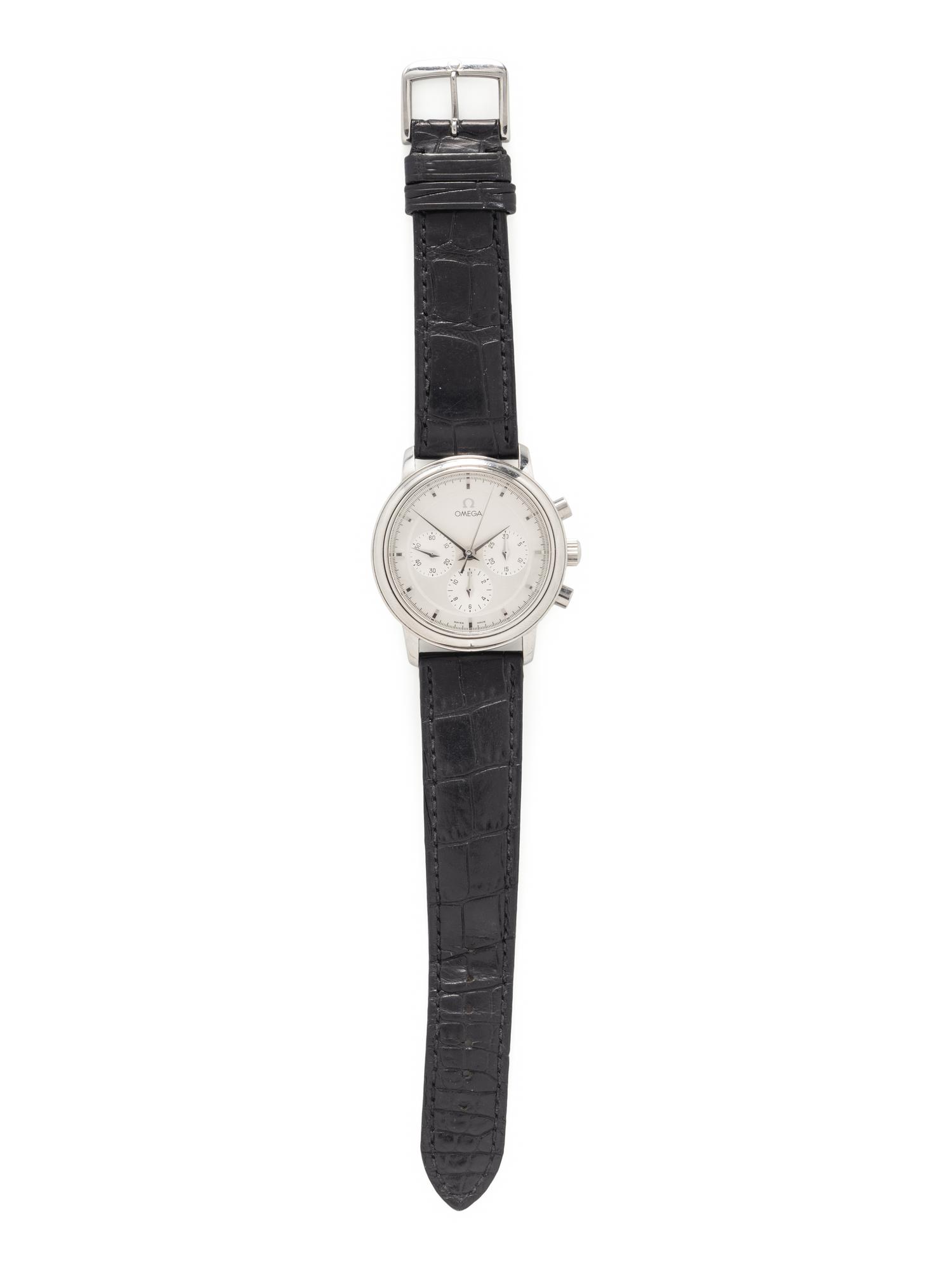 OMEGA, STAINLESS STEEL CHRONOGRAPH WATCH