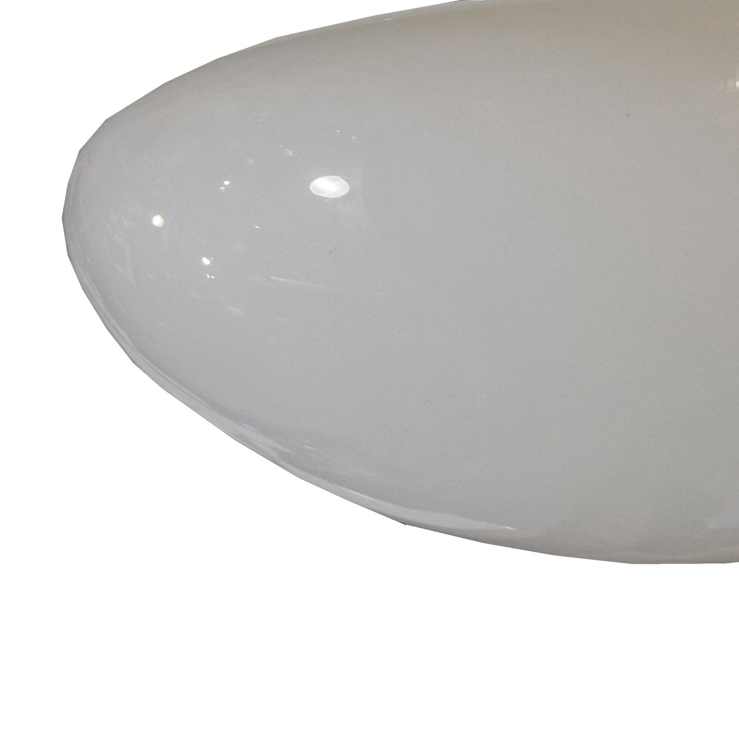 A Set of Six Flush Mount Light Fixtures 13" W x 13" D x 9" H — Italy, Mid-20th Century
