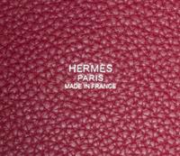 An Hermes Rubis Taurillon Clemence Picotin Lock GM Handbag, 10.5" x 10.5" x 8.5".