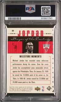 A Group of Three PSA Graded Basketball Cards Featuring Michael Jordan Tim Duncan,