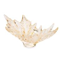 A Lalique Champs Elyseés Amber Bowl