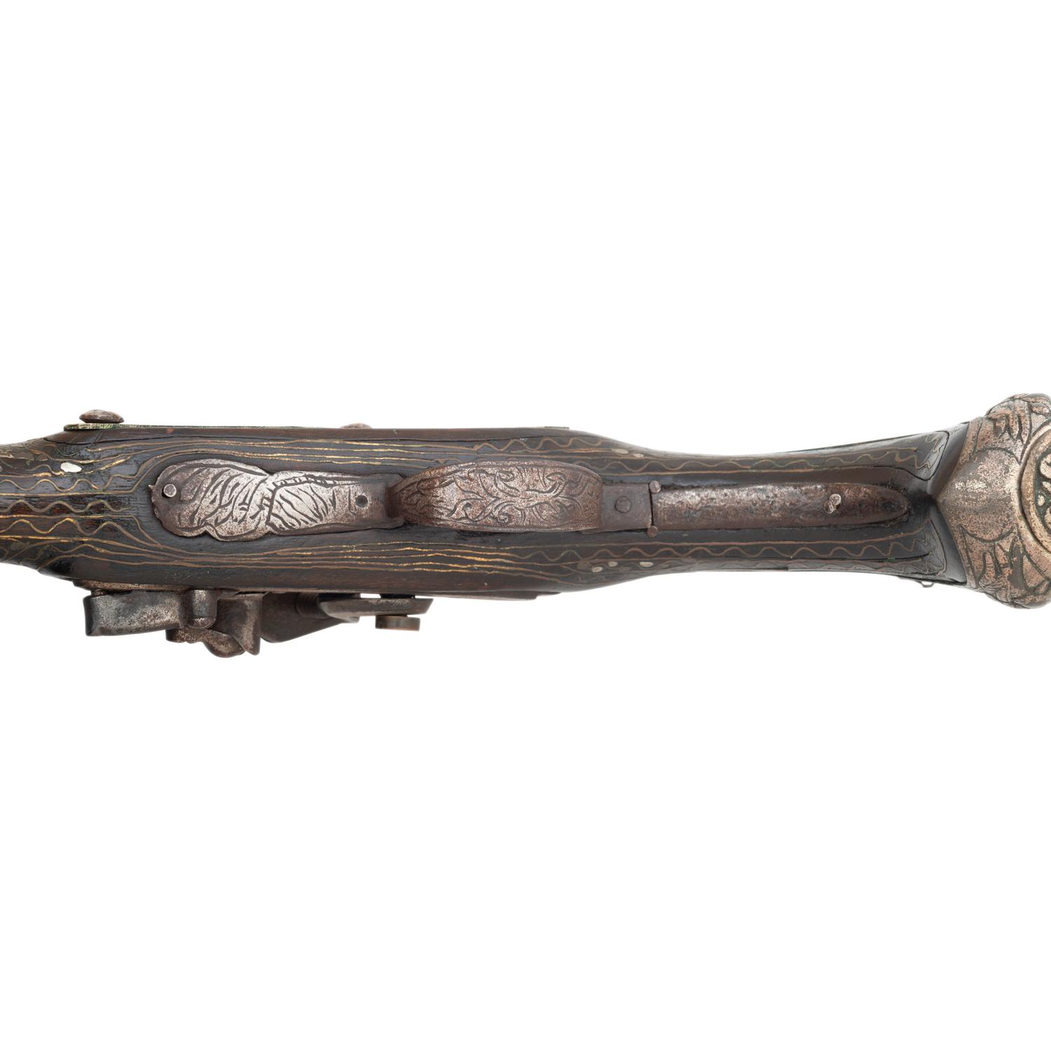 Two Ottoman Kubur Flintlock Pistols