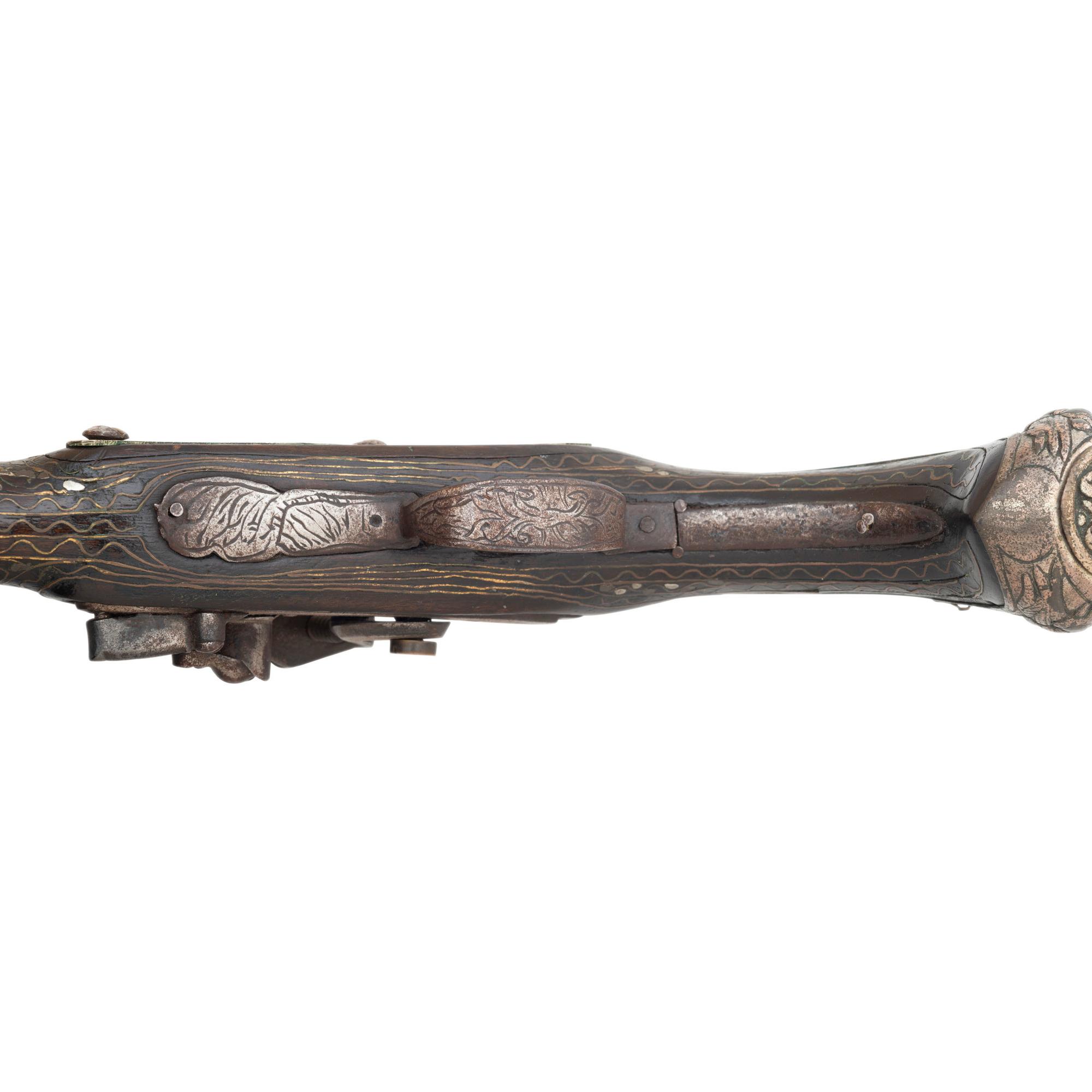 Two Ottoman Kubur Flintlock Pistols