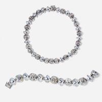 Flemming Eskildsen (Danish, b. 1936) Necklace and Bracelet, Georg Jensen, Denmark, circa 1960s