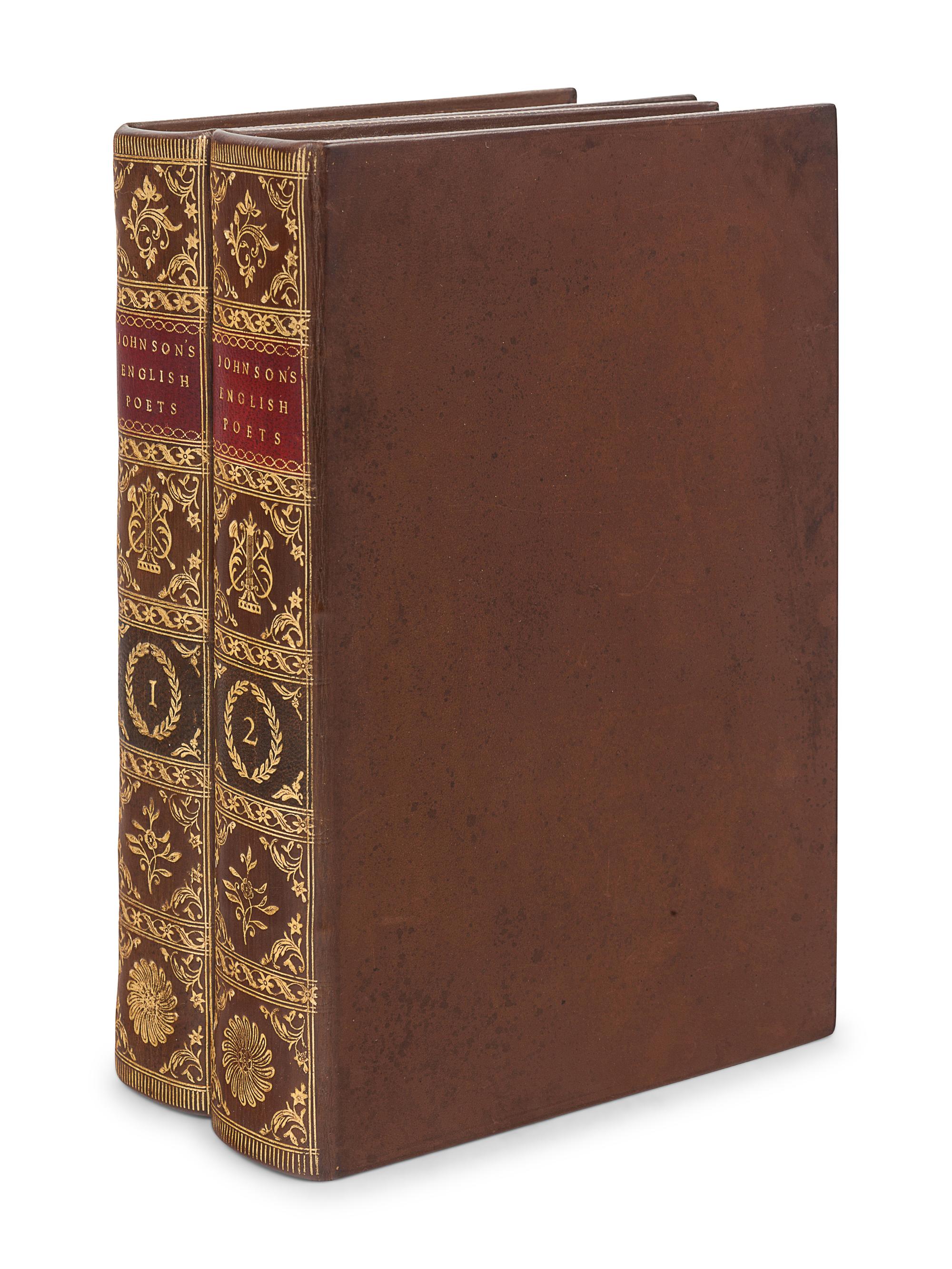 JOHNSON, Samuel (1709-1784). The Lives of the English Poets; and a Criticism on their Works . Dublin: for Whitestone, Williams, Colles, Wilson, et al, 1779, 1781.